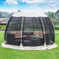 Screen House Room Camping Tent 10'x10' Beige