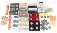 US COMMEMORATIVE TOKENS, MEDALS, COPPER BULLION &