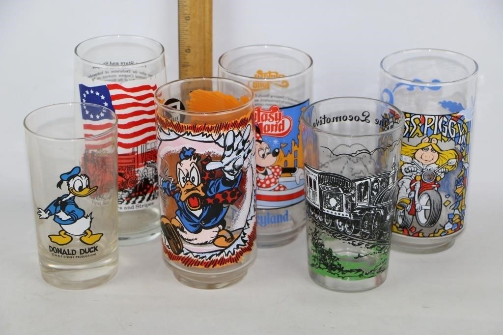 Assorted Collectible Glasses