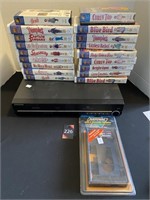 VHS Player & SHirley Temple Movies