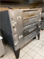 Bakers Pride Double Stack Natural Gas Pizza Ovens