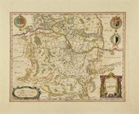 9 maps, mostly France. Jansson, [ca 1640s-1650s].