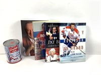 4 livres de Hockey dont Demers, Geoffion