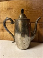 Antique silver plate coffee server