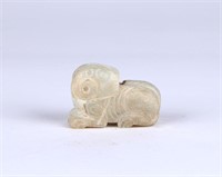 Chinese Jade Figure of Ram
