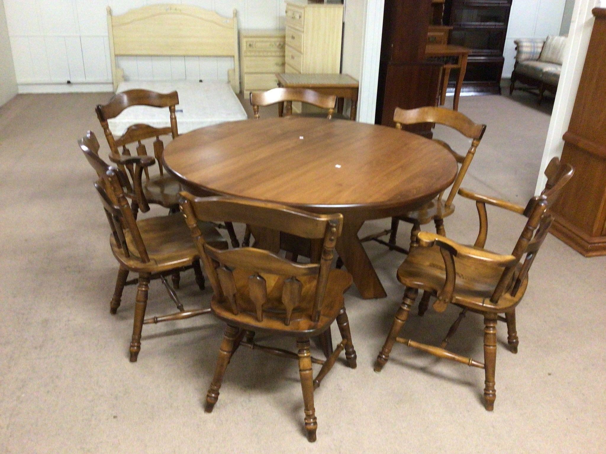 Temple Stewart Dining Chairs and Craftsman Table