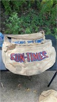 Chicago Sun Times Newspaper Delivery Bag