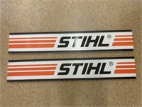 2 Used Stihl Wooden Signs-47.5"x8"x..75"