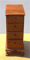 Vintage Solid Wood Night Stand 30.5"T 12.5"W 18"D