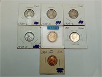 OF) Key date 1950 D Jefferson nickel and more