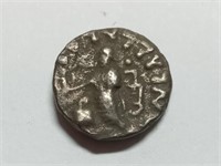 OF) 35BC ancient indo-scythian silver coin