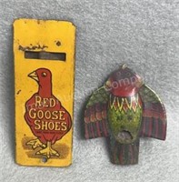 Tin Whistles, Red Goose Shoes & Japanese Bird,