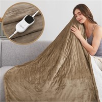 W5394  Homemate Heated Blanket Throw, 50"x60