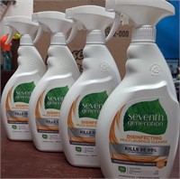 4x768mL SEVENTH G. DISINFECT MULTI-SURFACE CLEANER