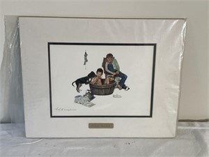 Norman Rockwell artwork print numbered