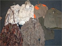 (8) PC'S OF MENS JACKETS, VESTS, SPORTING