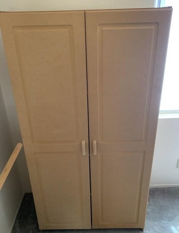 W - 2-DOOR STORAGE CABINET 70.5X16X35.5" (H4)