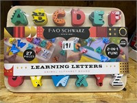 FAO Schwarz Learning Letters Animal Board, New