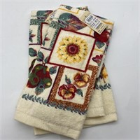 2 Vintage Deborah Mallow Kitchen Towels