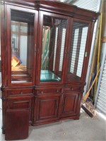Beautiful Lighted China Cabinet  - See Desc