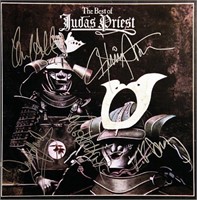 Judas Priest signed "The Best Of Judas Priest" alb