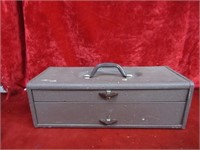 Vintage Kennedy tackle box. w/misc.