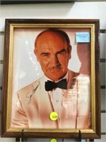 PICTURE OF SEAN CONNERY - SIGNED BY H IM -