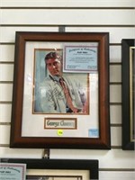 SIGNED PHOTO OF GEORGE CLOONEY WIT