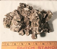 Substantial  gray crystal rock