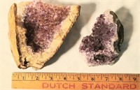 Pr. Amethyst purple geodes rocks