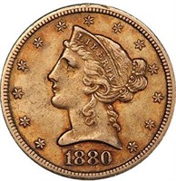 $5 1880-CC PCGS XF40