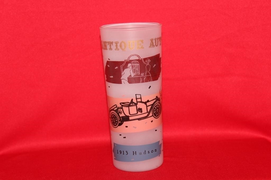 A Retro Frosted Glass Water Tumbler