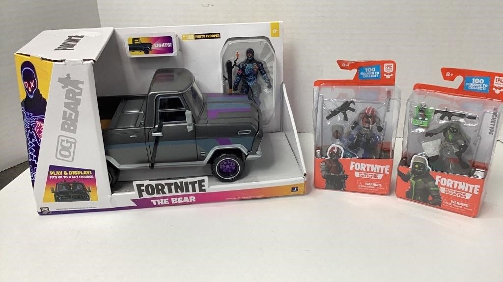 Front Nite Truck and Figurines unopened