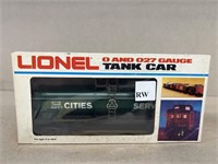 Lionel O and 027 gauge tank car 9277