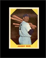 1960 Fleer #38 Johnny Mize NRMT to NM-MT+