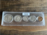 1935 Coin Set See Description