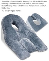 MSRP $35 Face Down Pillow for Sleeping