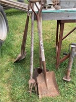 2 Shovels & Cultivator