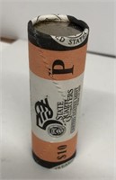 US Mint Quarters Roll $10 Face, unopened
