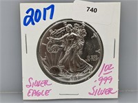 2017 1oz .999 Silver Eagle $1 Dollar