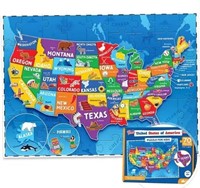 ULi 70 Pieces Manufacturers United States Map