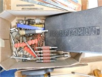 Craftsman screwdriver tips in storage case & more