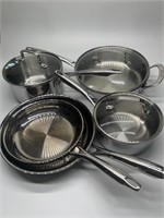 (5) Cuisinart Stainless Steel Cookware  - 3 w/