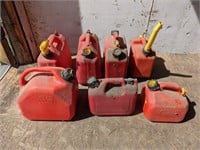 Lot of Gasoline/Jerry Cans