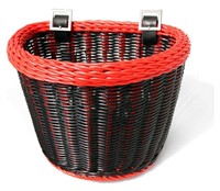 Junior Front Handlebar Bike Basket W/leather Strap