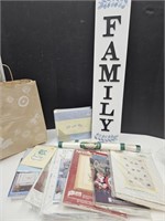 Cross Stitch Kits, FAMILY Sign  & Photo Album