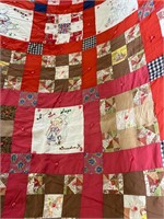 68” x 90” Handmade Quilt