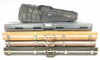 (5pc) Gun/ Rifle Hard & Soft Cases, Gun Guard