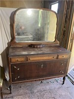 Antique American Federal Revival Style Dresser