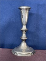 Sterling silver weighted candlestick